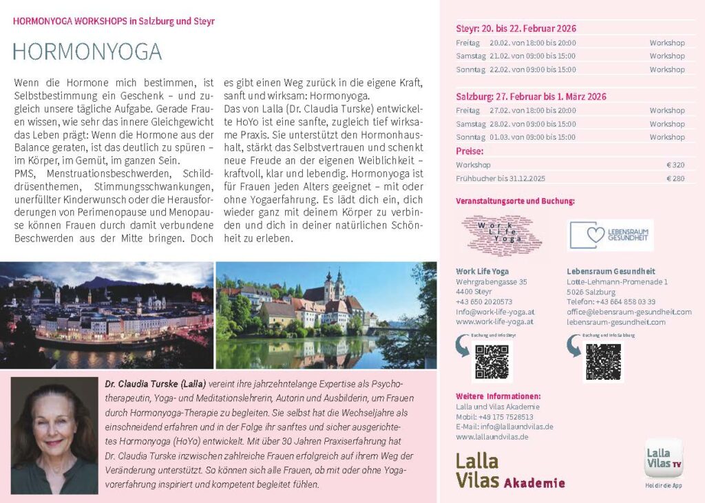 Workshop mit Dr. Claudia Turske in Salzburg