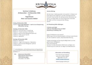 Yogaseminar Salzburg Lebensraum Gesundheit LoKe-Lehmann-Promenade 1
